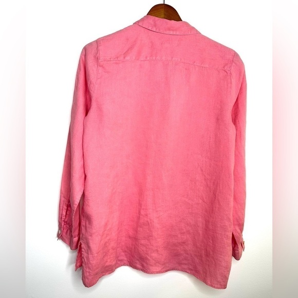 J Jill Love Linen The Essential Shirt - Picture 4 of 5